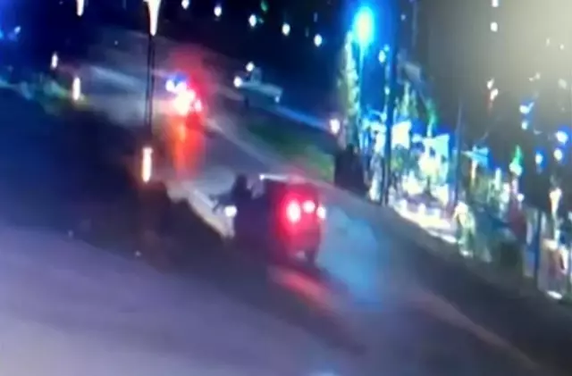 “İftira” demişti, görüntüler ortaya çıktı: Eski eşini ve oğlunu böyle ezdi