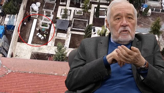 İlber Ortaylı’nın defnedileceği Fatih Camii haziresi dronla görüntülendi