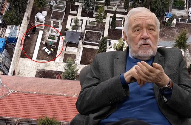 İlber Ortaylı’nın defnedileceği Fatih Camii haziresi dronla görüntülendi