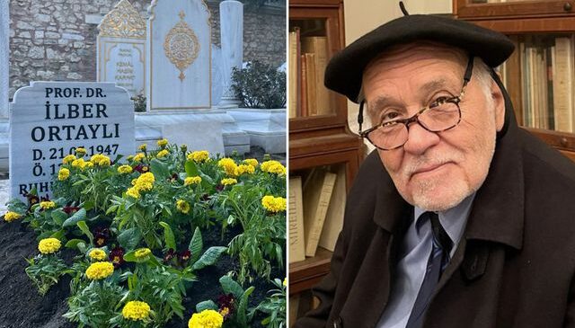 İlber Ortaylı’nın kabrine ana vatan toprağı döküldü