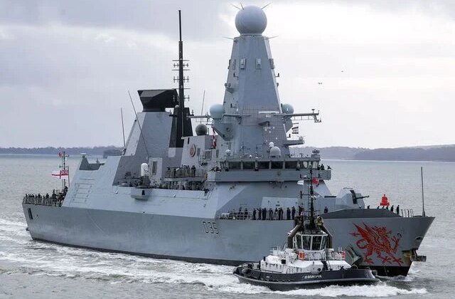 İngiltere’nin Doğu Akdeniz’e gönderdiği dev hava savunma destroyeri yola çıktı