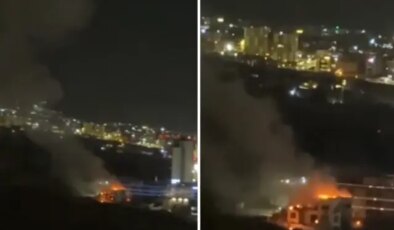 Süleymaniye’ye İHA’lı saldırı! Otelin yakını isabet aldı