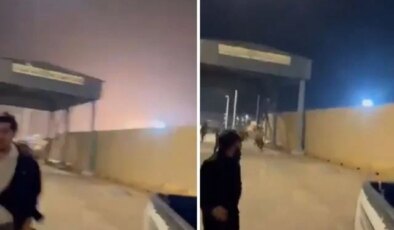 Irak’taki petrol sahasına İHA saldırısı! Büyük panik kameralarda