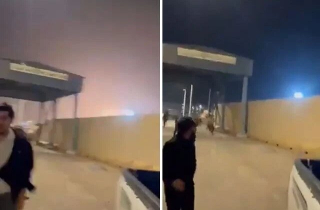 Irak’taki petrol sahasına İHA saldırısı! Büyük panik kameralarda