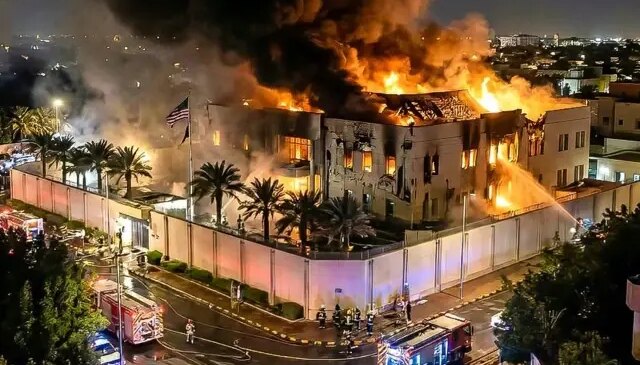 İran, Arabistan’ın kalbini vurdu! ABD Büyükelçiliği’nde büyük patlama