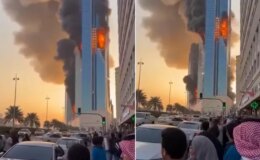 İran, Bahreyn’de bir gökdeleni vurdu! ABD iddiası çok konuşulacak cinsten