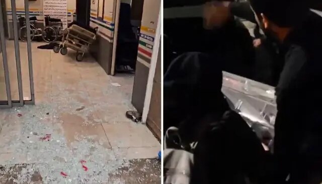 Tahran’da hastane vuruldu, hemşireler yeni doğan bebeklere koştu