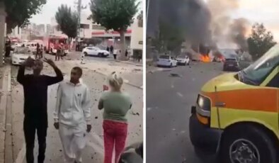 İran, Tel Aviv’i çok başlıklı füzelerle vurdu! Yaralılar var