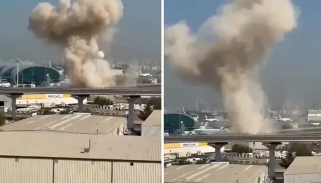 İran, Dubai Havalimanı’nı vurdu! Uçuşlar askıya alındı