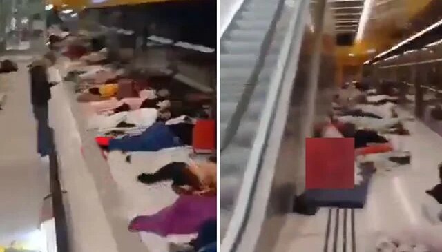 İran füzelerinden kaçan İsrailliler metro istasyonlarına sığınmaya başladı