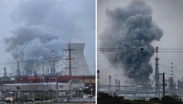 İran, Hayfa’da petrol rafinerisini vurdu