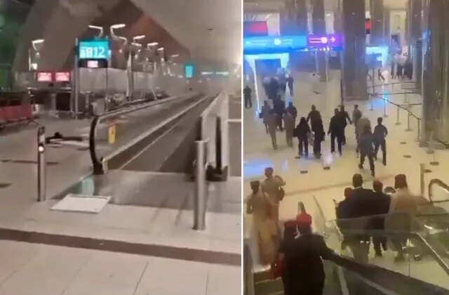 Görüntüler Dubai’den! İran İHA’ları havalimanını savaş alanına çevirdi