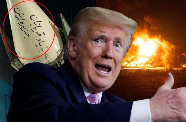 Trump’a cinnet getirtecek not! Füzenin üstüne yazdılar