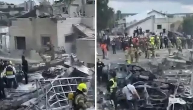 İran’ın İsrail’e düzenlediği füze saldırısında şehir harabeye döndü