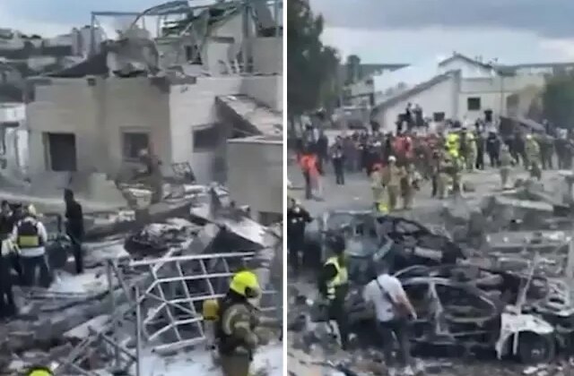 İran’ın İsrail’e düzenlediği füze saldırısında şehir harabeye döndü