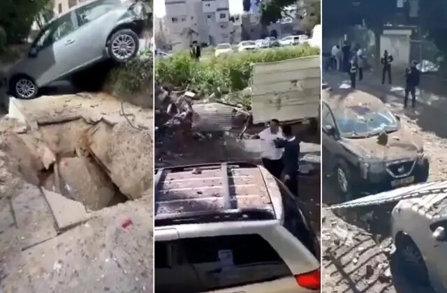 İran İsrail’in kalbini vurdu! Kentte yıkım büyük, dev çukur oluştu