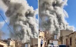 İran kentini vurdular! Dumanlar yükseldi