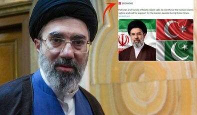 İran medyasında çıkan habere bakın: İki ülkenin bayrağıyla servis edildi