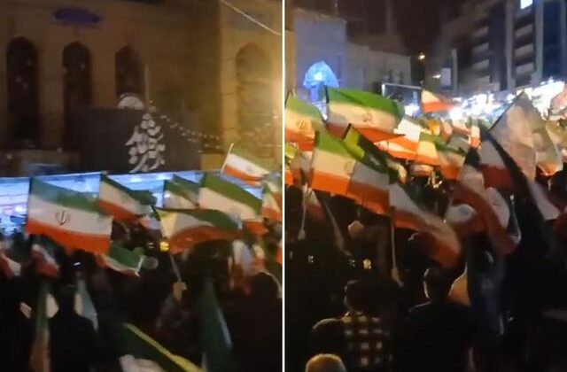 İran’da destek mitingleri sürüyor: Halk yağmura rağmen alanları terk etmedi