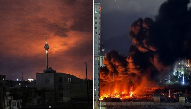 İsrail adres verdi, Tahran ve birçok kent ardı ardına vuruldu