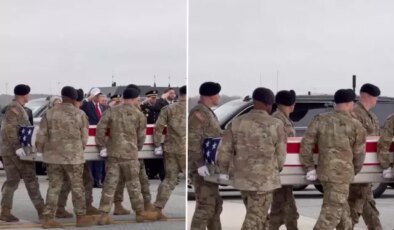 İran’la savaşta hayatını kaybeden askerlerin cenazesi ABD’ye gitti