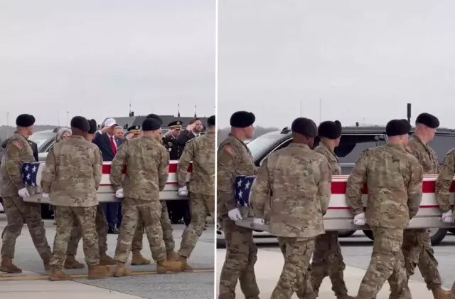 İran’la savaşta hayatını kaybeden askerlerin cenazesi ABD’ye gitti