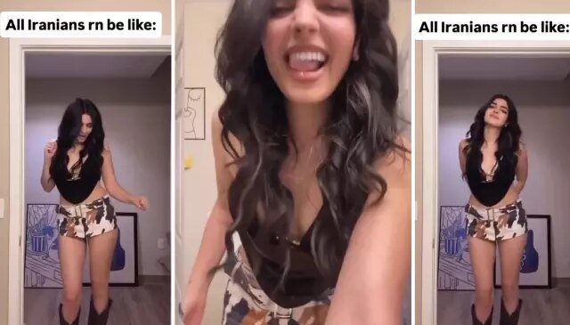 İranlı kızlar Hamaney’in ölümünün ardından “Trump dansı” akımı başlattı