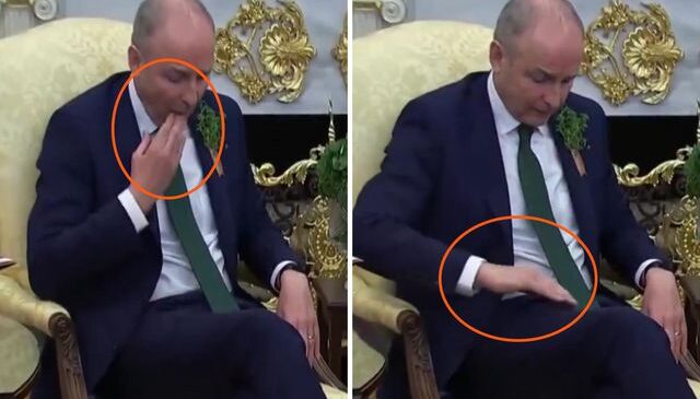 İrlanda Başbakanı Micheal Martin’in Beyaz Saray’daki talihsiz anları: Kameraları unuttu, pantolonundaki lekeyi kendi yöntemiyle temizledi