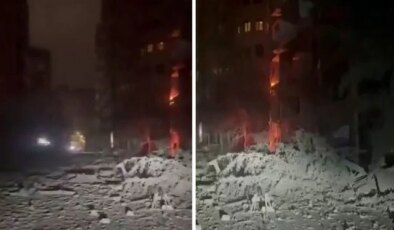 İsrail, Lübnan’da Başbakanlık binasının hemen yanını vurdu