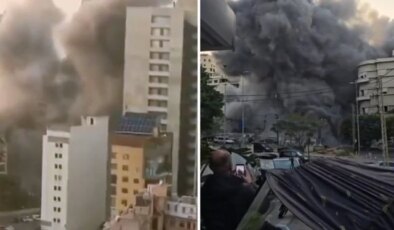 İsrail’den Lübnan’da yeni katliam! Sivillerin yaşadığı binalar vuruldu