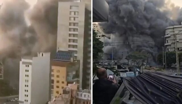 İsrail’den Lübnan’da yeni katliam! Sivillerin yaşadığı binalar vuruldu