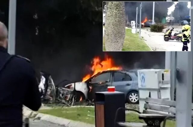 İsrail’e düşen İran füzesi ortalığı cehenneme çevirdi