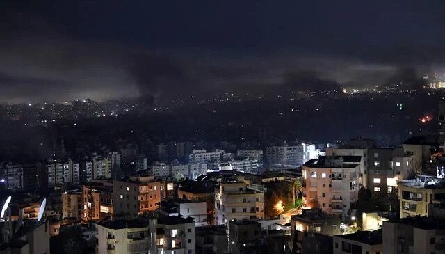 İsrail, her akşam Beyrut’u vuruyor! Canlı yayında şiddetli patlamalar