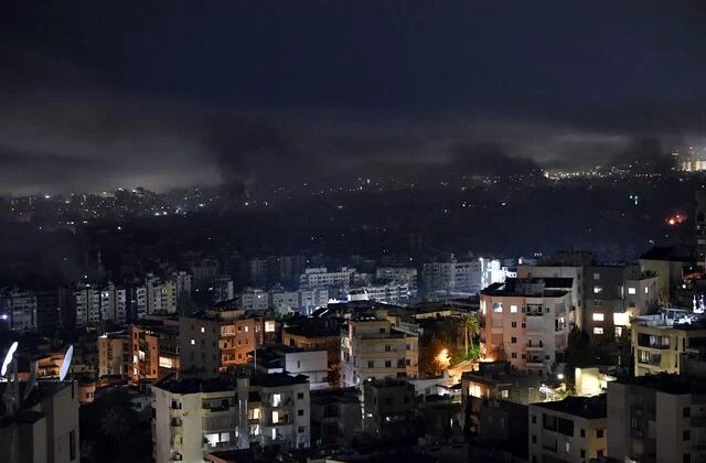 İsrail, her akşam Beyrut’u vuruyor! Canlı yayında şiddetli patlamalar