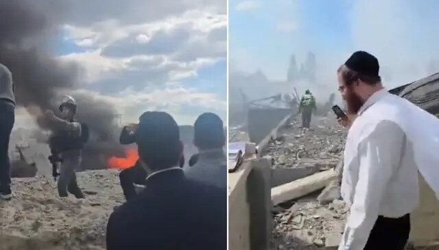 İsrail’i savaş alanına çeviren saldırı! Taş üstünde taş kalmadı