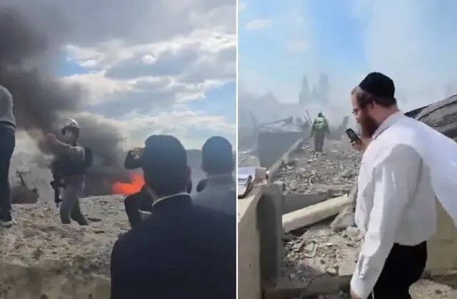 İsrail’i savaş alanına çeviren saldırı! Taş üstünde taş kalmadı