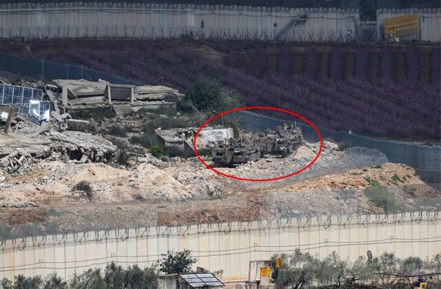 İsrail’in Lübnan’a düzenlediği kara harekatından ilk görüntü