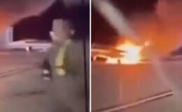 İsrail jetleri alev alev yandı, pilotlar böyle kaçtı