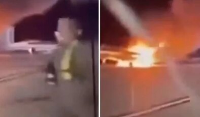 İsrail jetleri alev alev yandı, pilotlar böyle kaçtı