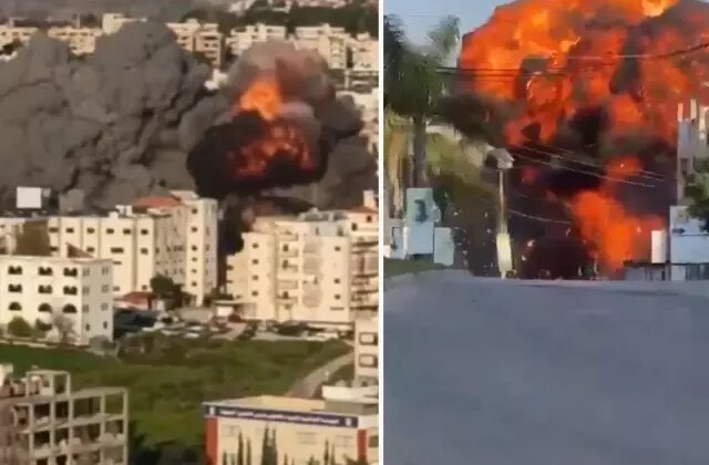 İsrail, Lübnan’ın başkenti Beyrut’a şiddetli hava saldırıları düzenledi