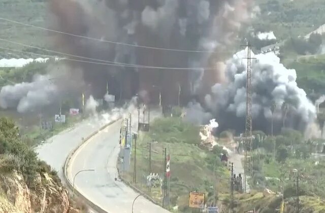 İsrail, Lübnan’ın güneyini kuzeyine bağlayan Kasımiye Köprüsü’nü bombaladı