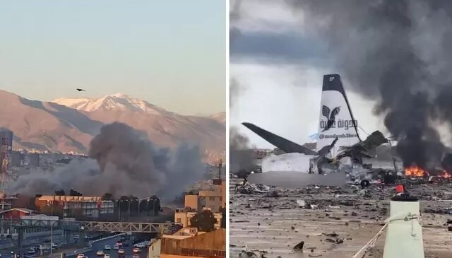 İsrail uçakları Mehrabad Havalimanı’nı harabeye çevirdi