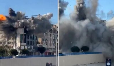 İsrail’den Beyrut’a şiddetli hava saldırısı