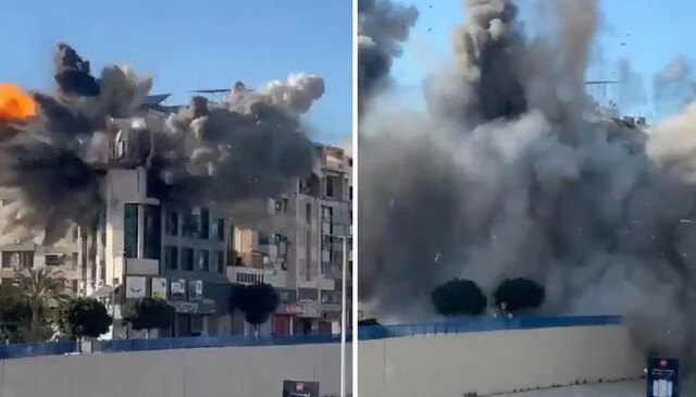 İsrail’den Beyrut’a şiddetli hava saldırısı