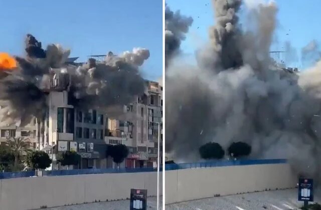 İsrail’den Beyrut’a şiddetli hava saldırısı