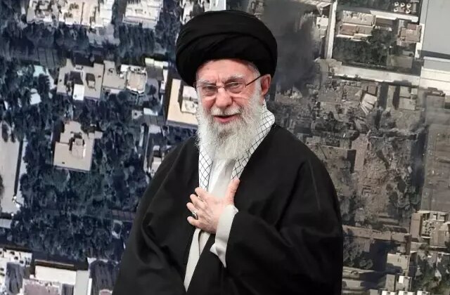 İsrail’in 30 bombayla vurduğu Hamaney’in konutunun önceki ve sonraki hali görüntülendi