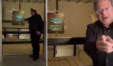 İsrailli Bakandan idam platformu önünde skandal mesaj