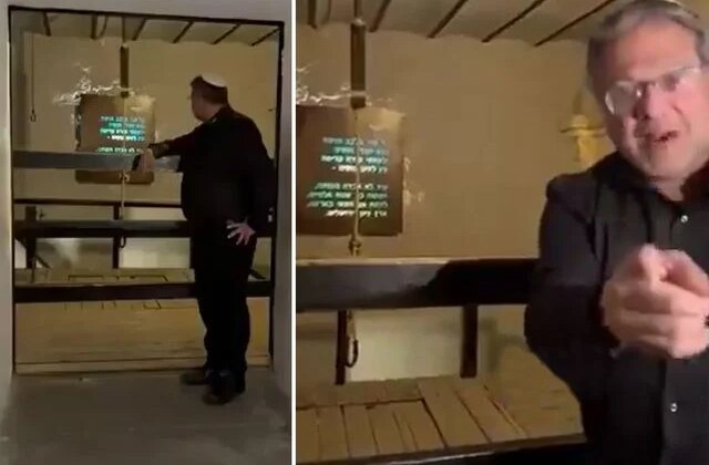 İsrailli Bakandan idam platformu önünde skandal mesaj