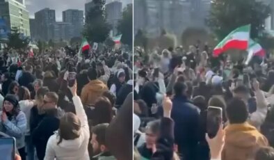 İstanbul’da yaşayan İranlılar sokağa çıktı, herkes İçişleri Bakanlığını etiketliyor