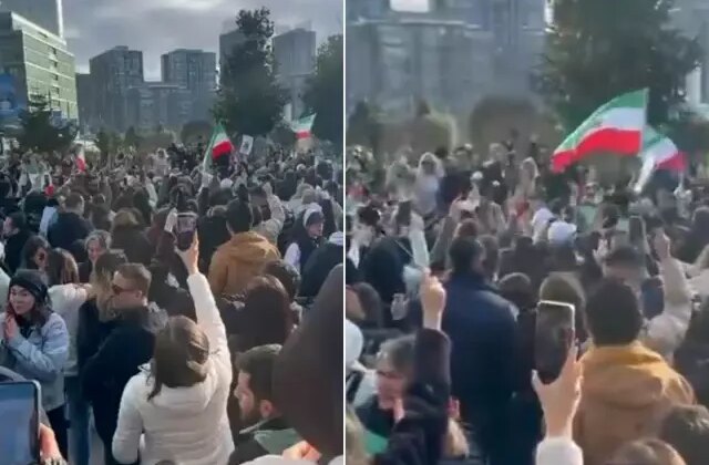 İstanbul’da yaşayan İranlılar sokağa çıktı, herkes İçişleri Bakanlığını etiketliyor